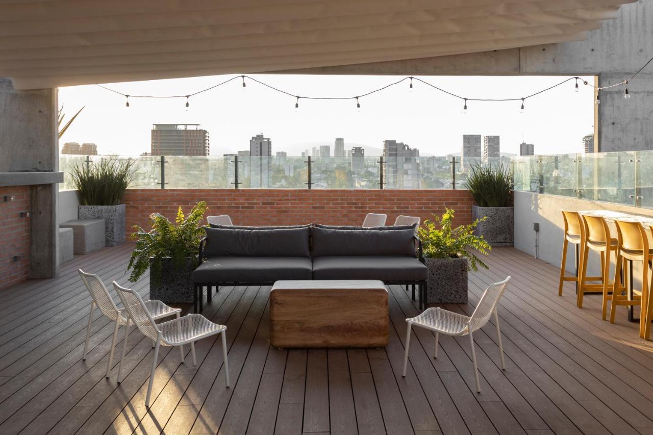 Tribeca Flat Witgdl Aparthotel Guadalajara Bagian luar foto