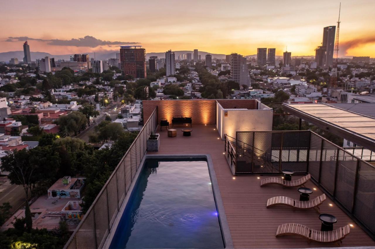 Tribeca Flat Witgdl Aparthotel Guadalajara Bagian luar foto